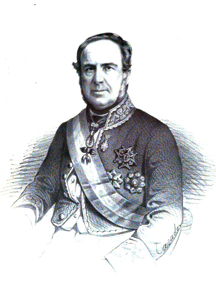 1853-1860, Blasón de España, libro de oro de su nobleza, parte primera, casa real y Grandeza de España, Juan Nepomuceno Roca de Togores (cropped)