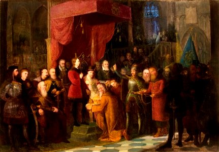 Carowie Szujscy by Jan Matejko 18th century painting