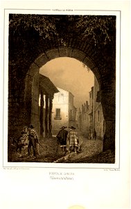 1853, Recuerdos y bellezas de España, Castilla la Nueva, tomo II, Puerta de Zamora, Talavera de la Reina