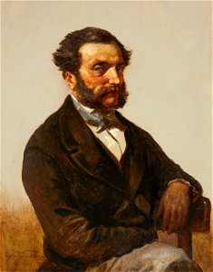 Eugène Verboeckhoven Selfportrait 1854