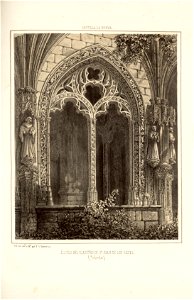 1853, Recuerdos y bellezas de España, Castilla la Nueva, tomo II, Ángulo del claustro de San Juan de los Reyes
