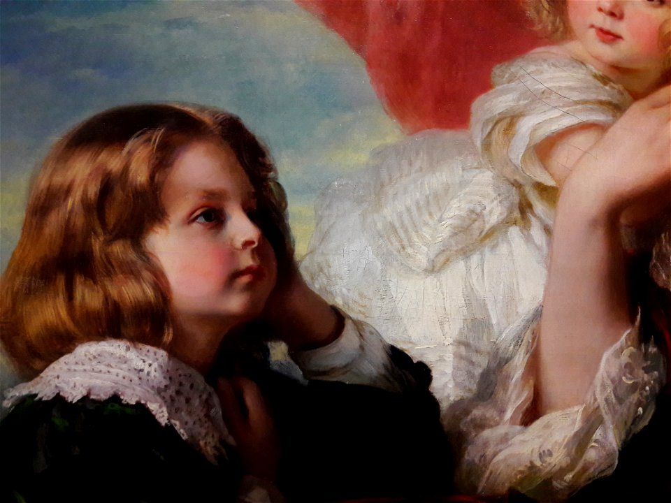 Winterhalter Eliza Krasińska with children (detail) 01