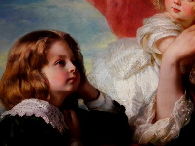 Winterhalter Eliza Krasińska with children (detail) 01