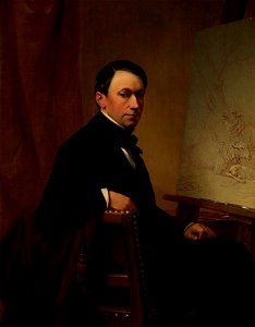 Eugène Joseph Verboeckhoven - Self-portrait