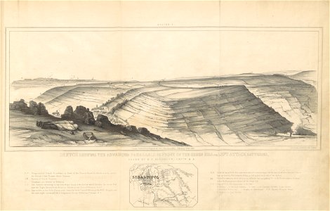 BIDDULPH(1855) Assualt of Sevastopol. Topographical & panoramic sketches