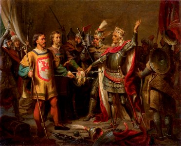 Maksymilian Antoni Piotrowski - Władysław Jagiełło przed bitwą pod Grunwaldem