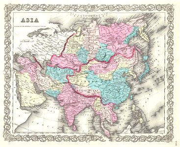 1855 Colton Map of Asia - Geographicus - Asia-colton-1855