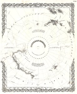 1855 Colton Map of Antarctica, the South Pole, or the Southern Polar Regions - Geographicus - SouthernRegions-colton-1855