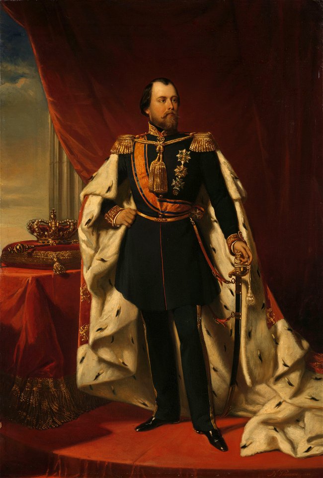 Willem III (1817-90), koning der Nederlanden Rijksmuseum SK-A-1701