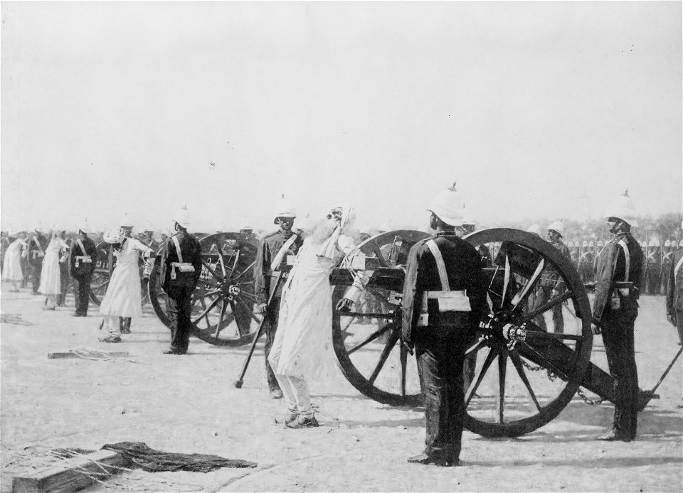 1857 Blowing from Guns in British India
