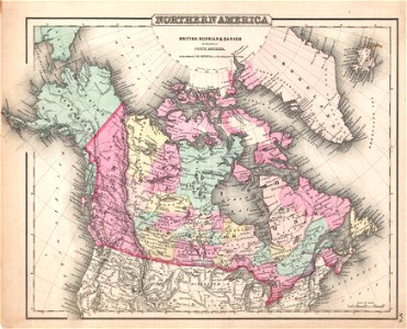 1857 Colton Map of Canada and Alaska - Geographicus - Canada-colton-1857