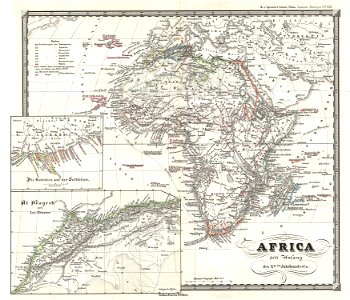 1855 Spruner Map of Africa since the beginning of the 15th century - Geographicus - Africa1400-spruner-1855