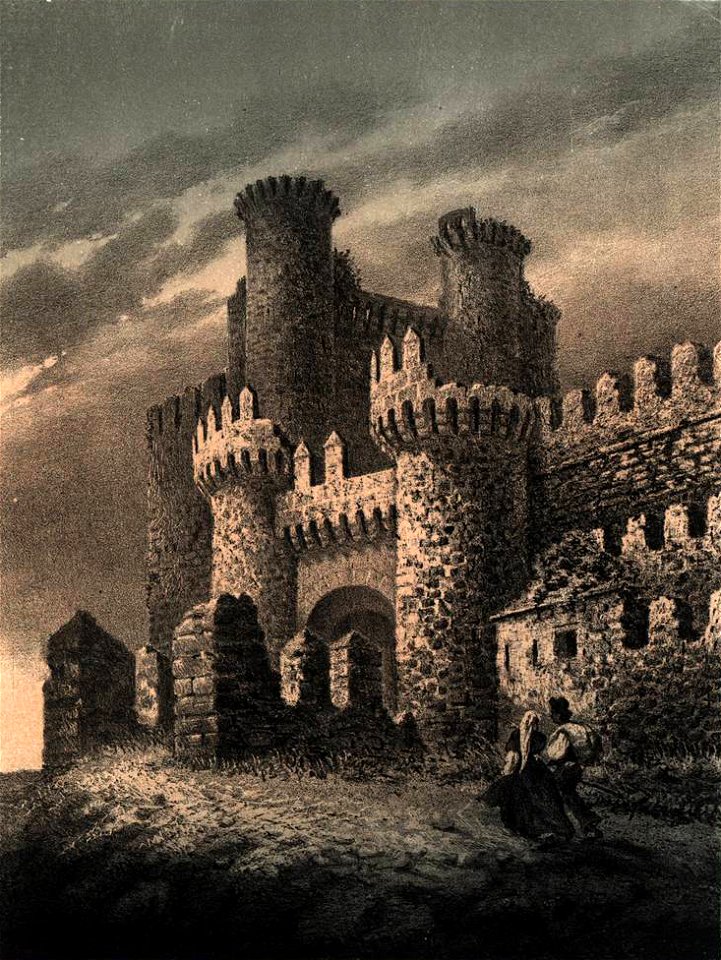 1855, Recuerdos y bellezas de España, Asturias y León, Castillo de Ponferrada (cropped)