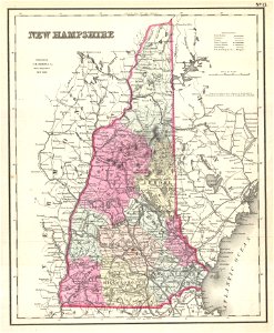 1857 Colton Map of New Hampshire - Geographicus - NewHampshire-colton-1857