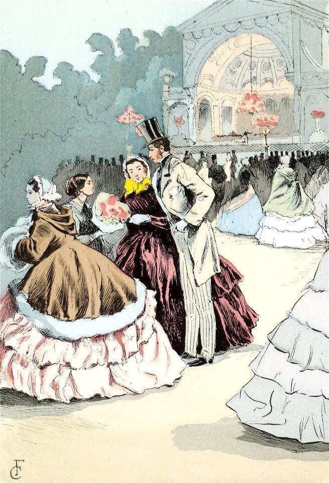 Bal Mabille, Paris, 1858