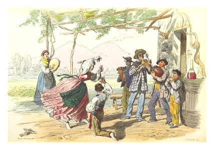 BOURCARD(1858) p2.368 - LA TARANTELLA