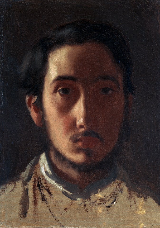 Edgar Degas - Self-portrait ca 1857