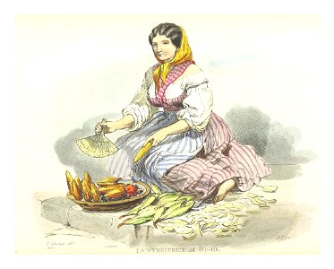 BOURCARD(1858) p2.048 - LA VENDITRICE DI SPIGHE