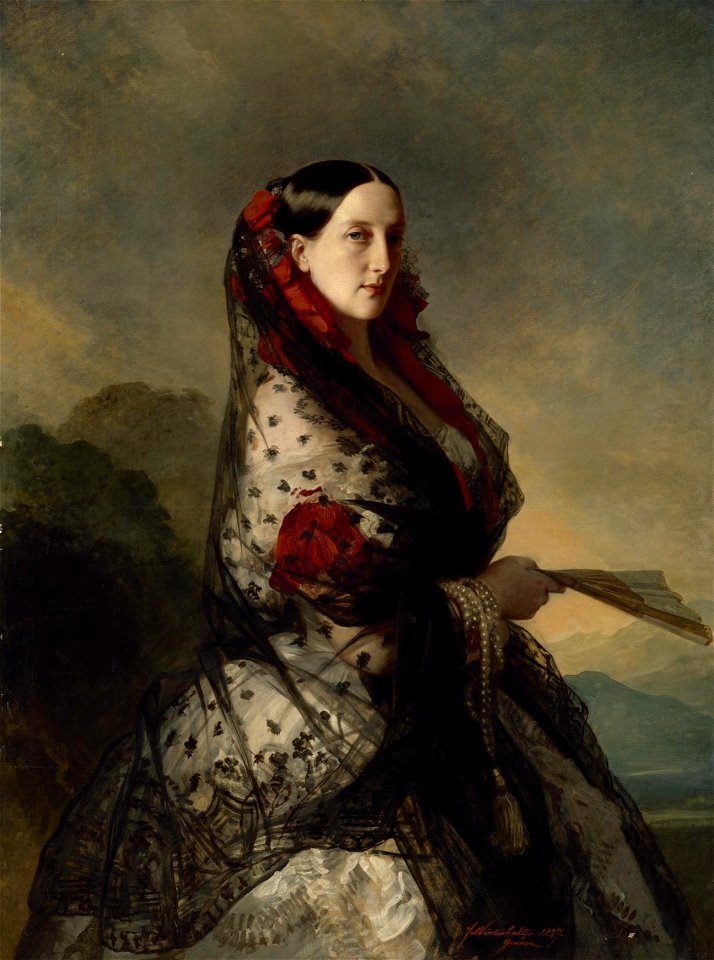 Maria Nikolayevna von Leuchtenberg by Winterhalter (1857, Hermitage)