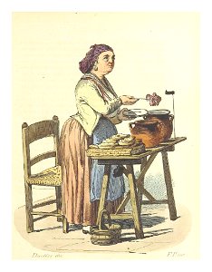 BOURCARD(1858) p2.051 - LA VENDITRICE DI POLIPI