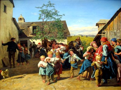 1859 Waldmueller Return from the Church Fair anagoria