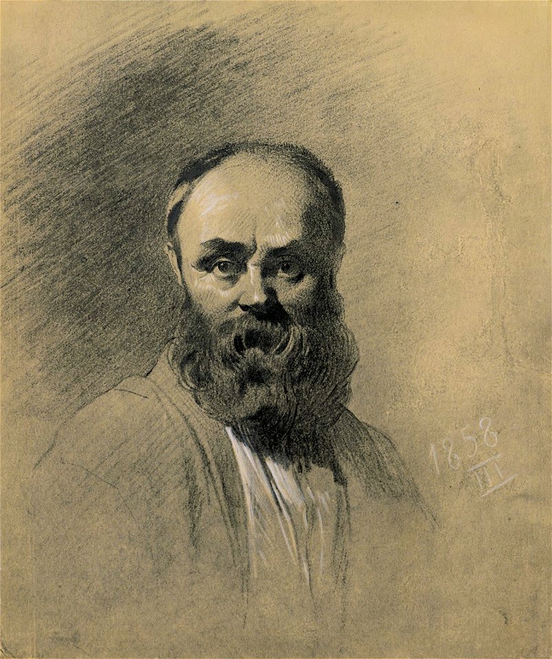 1858 01 Taras Shevchenko Selfportrait