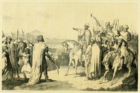 1860, Historia de la Villa y Corte de Madrid, vol. 1, Mohammed-Ebn-Abi-Amer Almanzor, en Madrid (cropped)