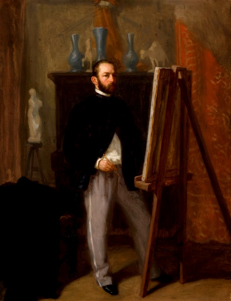 Rodakowski - Autoportret przy sztaludze 1858
