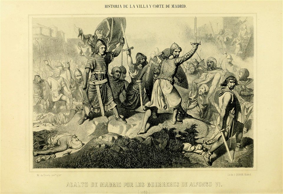 1860, Historia de la Villa y Corte de Madrid, vol. 1, Asalto de Madrid por los guerreros de Alfonso VI