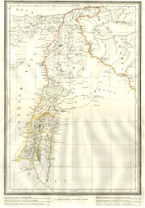 1859 Alabern Map of Israel, Palestine, or Holy Land and Syria in Ancient Times - Geographicus - Syria-alabern-1859
