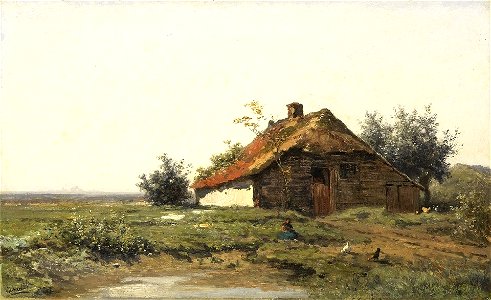 Paul Gabriël - Boerderij in open veld
