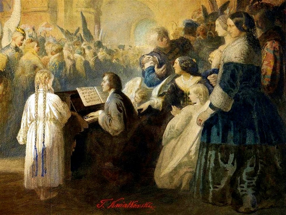 Kwiatkowski Chopin's Polonaise (detail)