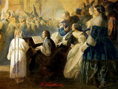 Kwiatkowski Chopin's Polonaise (detail)