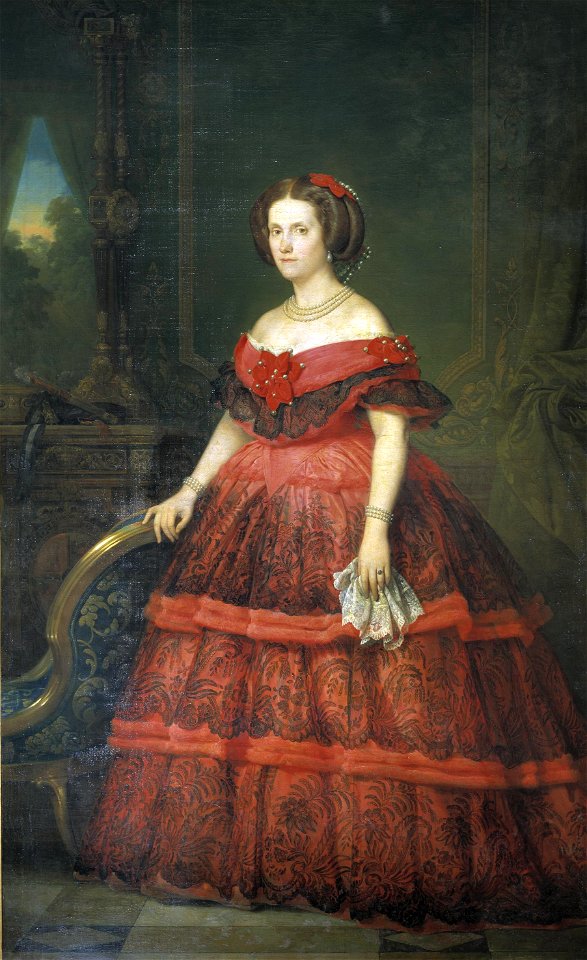 Infanta Isabel Fernanda de Borbón por Carlos Luis de Ribera y Fieve