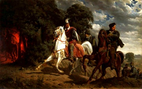 Grottger Escape of Henry of Valois