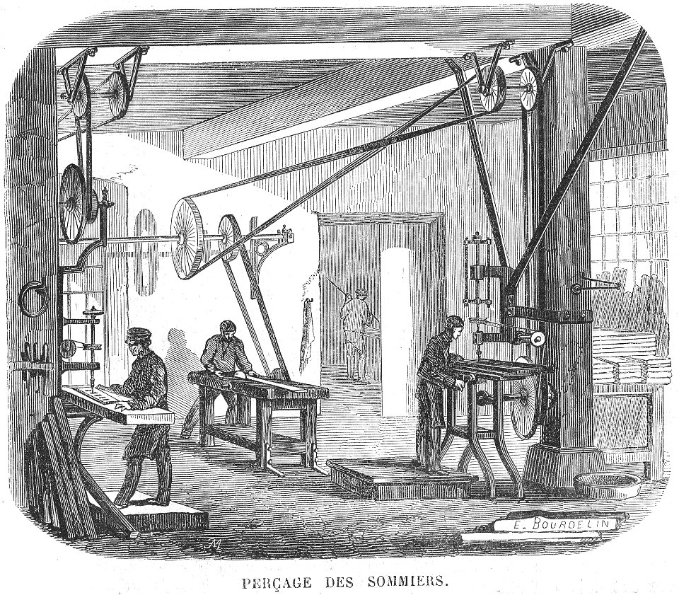 1861 Alexandre Perçage des sommiers