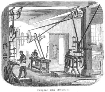 1861 Alexandre Perçage des sommiers