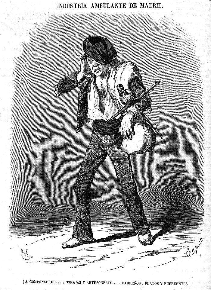 1861-01-27, El Museo Universal, Industria ambulante en Madrid, Ortego