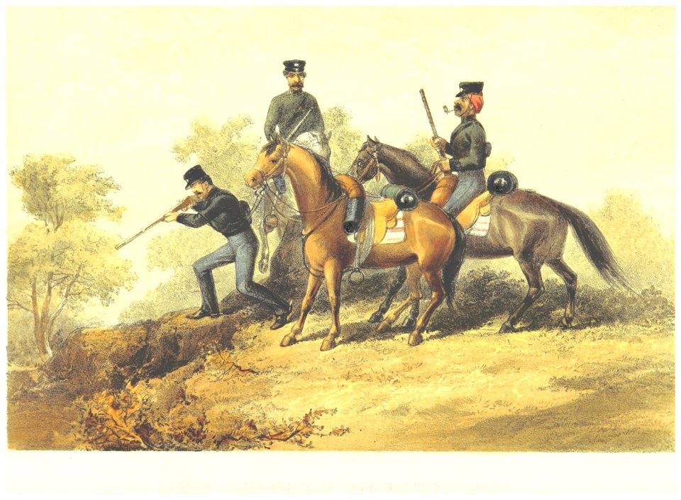 Lucas1861, pg125 SKIRMISHING PARTY OF CAPE MOUNTED RIFLES