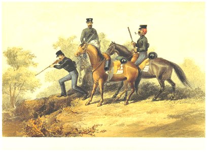 Lucas1861, pg125 SKIRMISHING PARTY OF CAPE MOUNTED RIFLES