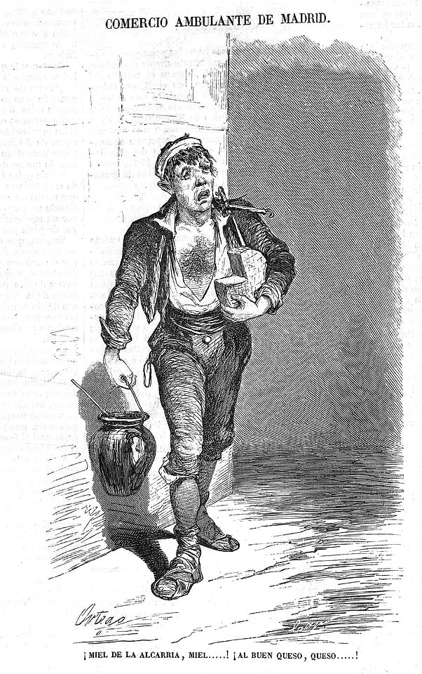 1861-03-03, El Museo Universal, Comercio ambulante en Madrid, Ortego