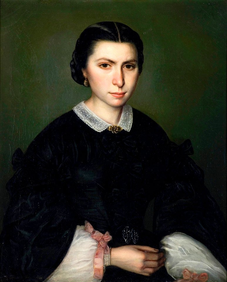 Marcin Jabłoński - Portret damy 1861
