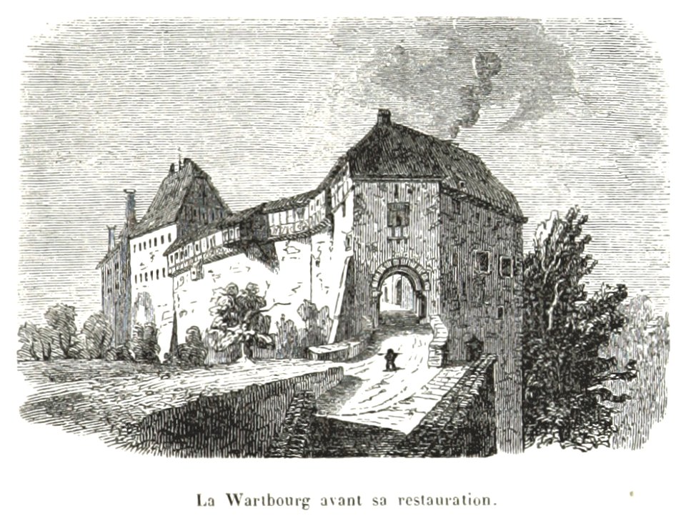 109 Eisenach-Wartburg, Ansicht vor der Restauration