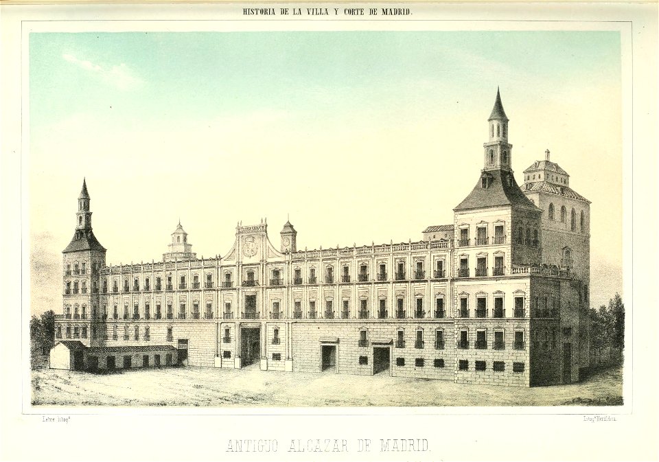 1863, Historia de la Villa y Corte de Madrid, vol. 3, Antiguo alcázar de Madrid