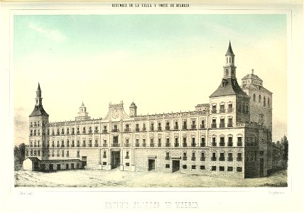 1863, Historia de la Villa y Corte de Madrid, vol. 3, Antiguo alcázar de Madrid
