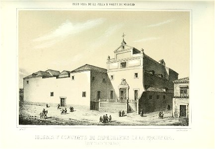 1863, Historia de la Villa y Corte de Madrid, vol. 3, Iglesia y convento de Capuchinos de la Paciencia