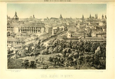 1863, Historia de la Villa y Corte de Madrid, vol. 3, Vista general de Madrid