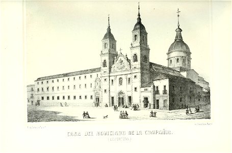 1863, Historia de la Villa y Corte de Madrid, vol. 3, Casa del Noviciado de la Compañía