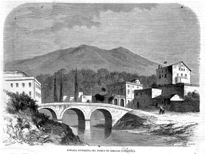 1863-02-01, El Museo Universal, Entrada pintoresca del pueblo de Arbusias (Cataluña)
