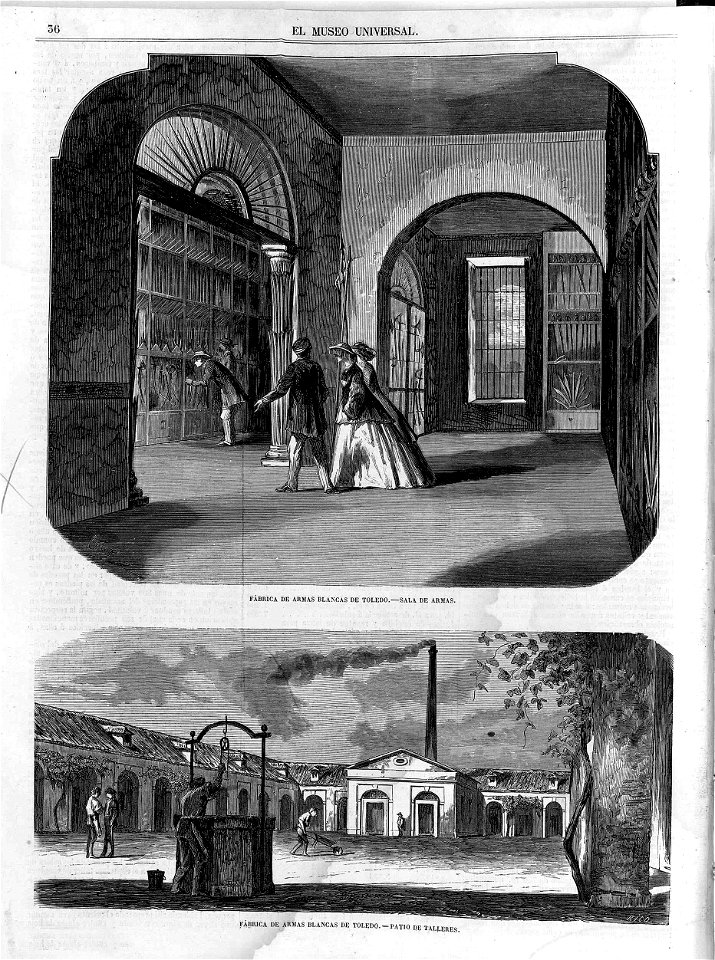 1863-02-01, El Museo Universal, Fábrica de armas blancas de Toledo